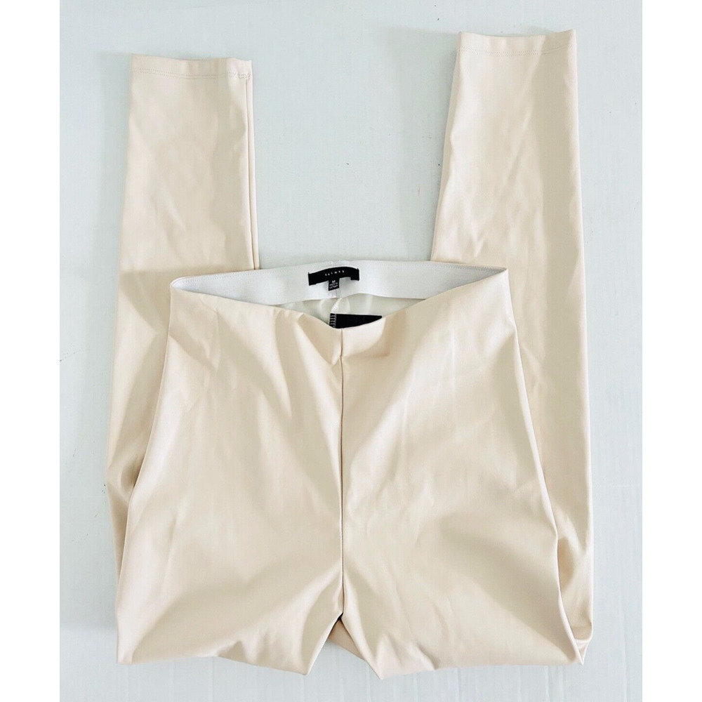 21 Saints | Pullon Womens Skinny Faux Leather Elastic Waist Legging Size Medium